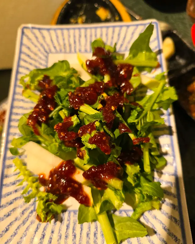 싱싱한 채소 겉절이