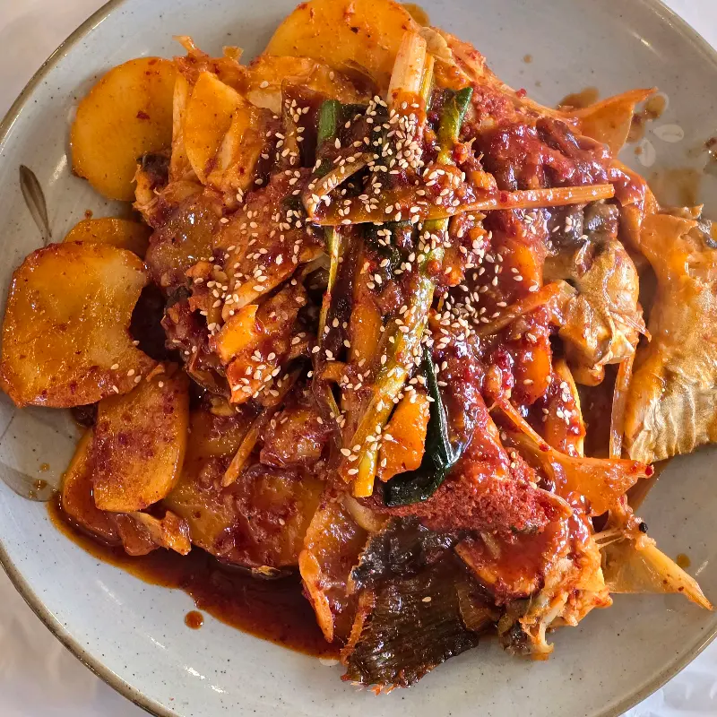 가오리찜 전체샷