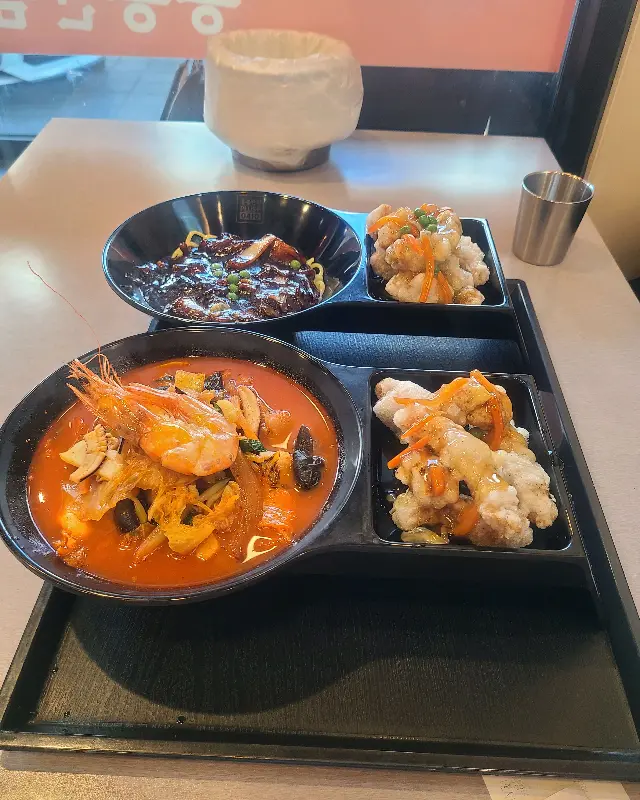 짬뽕, 탕수육 세트