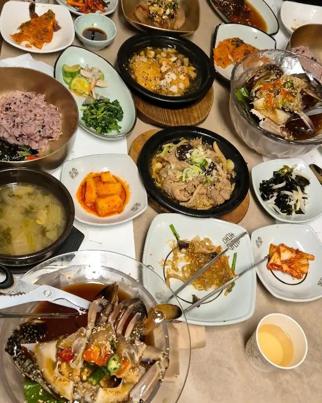 싱싱한 간장게장의 먹음직스러운 모습