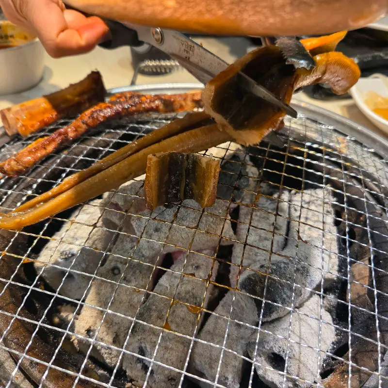 장어 굽기
