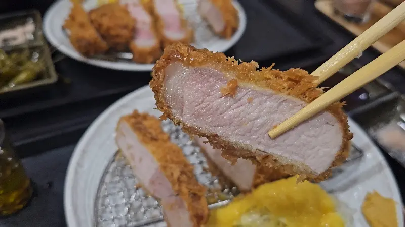 트러플 오일과 돈까스