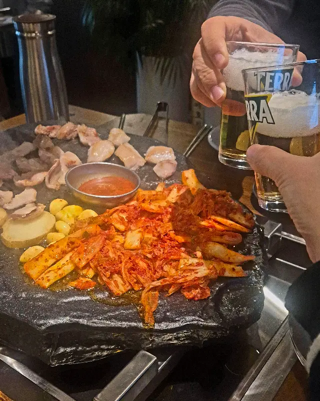 짜파게티와 맥주의 조화