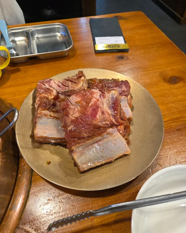 돼지갈비 근접샷
