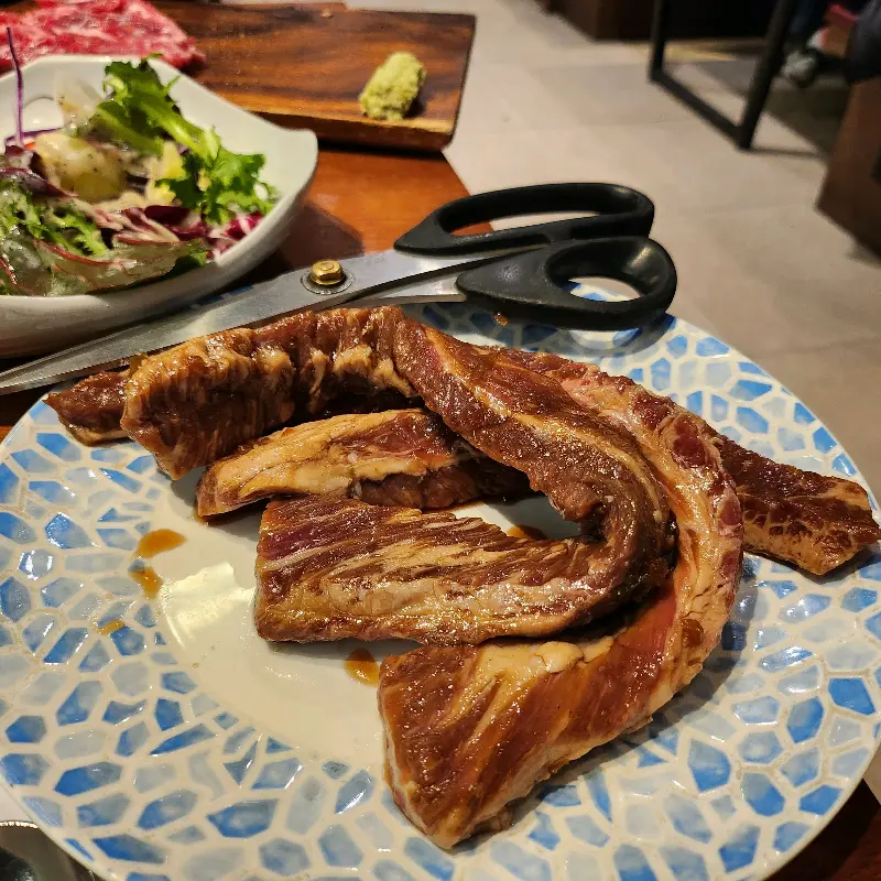 맛있게 구워진 안창갈비