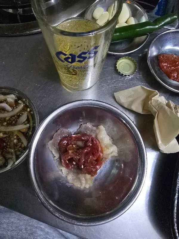 다양한 소스와 곁들임