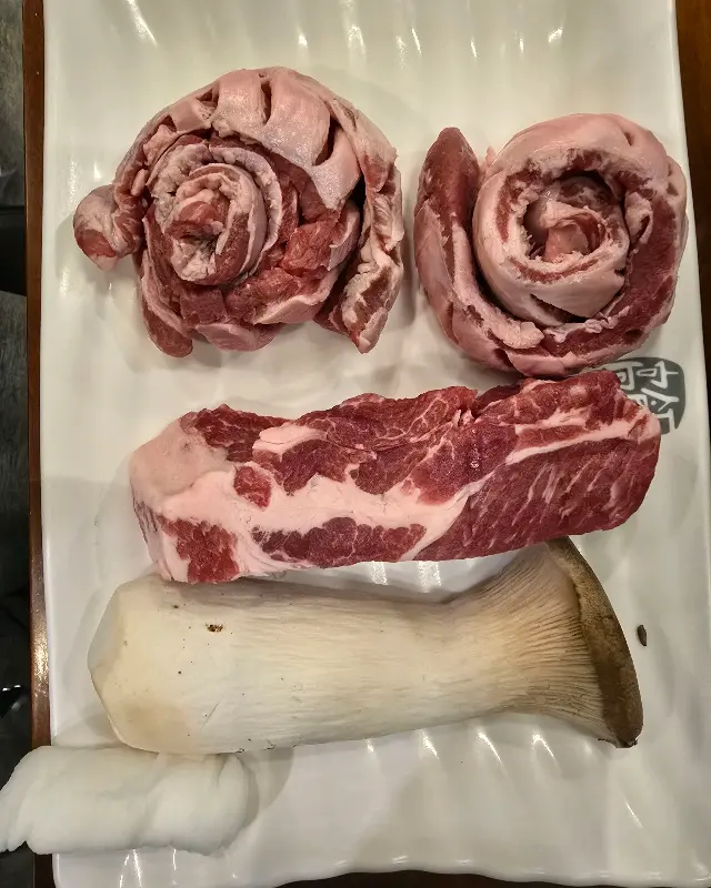 압도적인 비주얼의 숙성 삼겹살