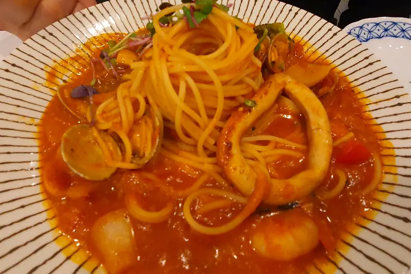 해산물 토마토 파스타