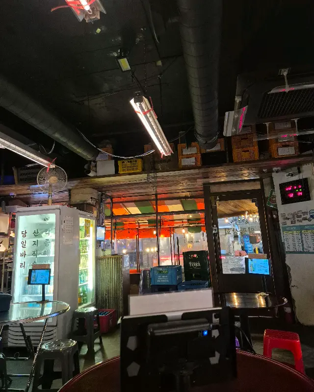 레트로 분위기의 내부