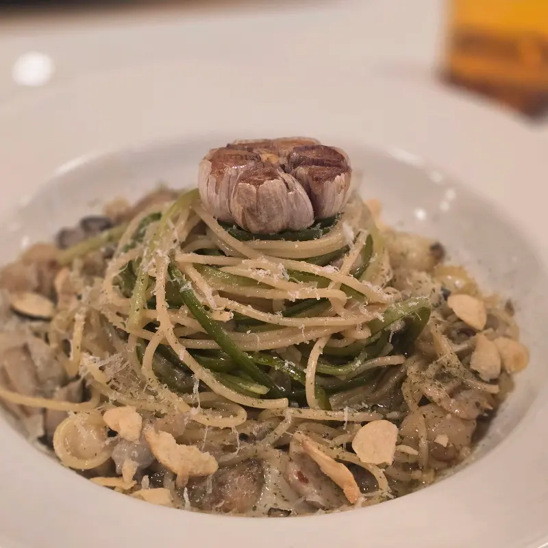 그린 알리오 올리오 파스타