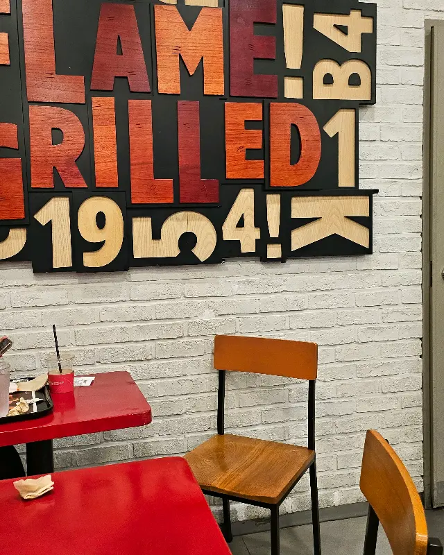 매장 내부 테이블