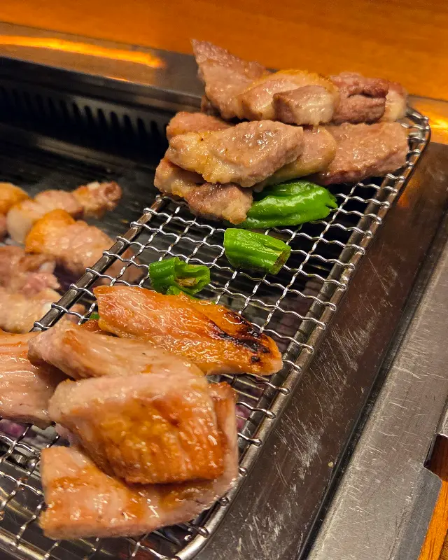 숯불 위 살치살