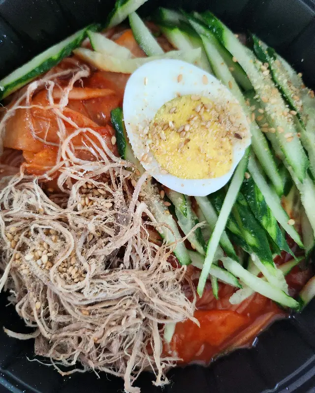 자명밀면 비빔밀면