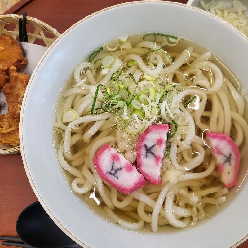 우동과 가라아게