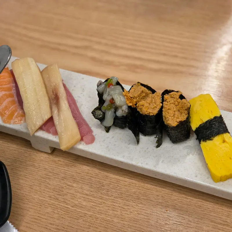 다양한 종류의 초밥