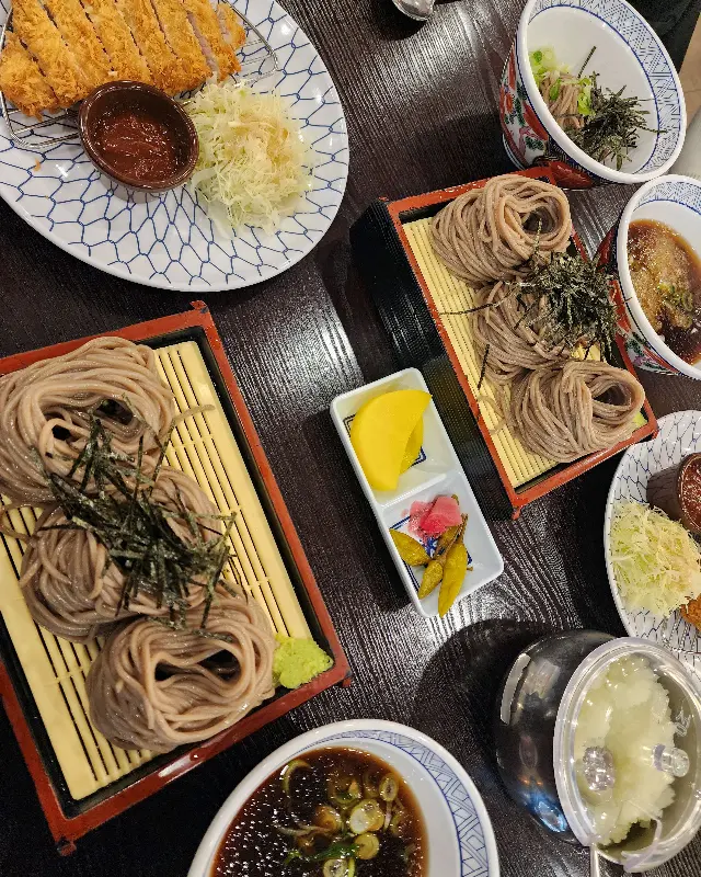 소바 정식 한 상 차림