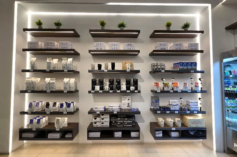 다양한 원두와 굿즈