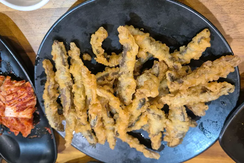 바삭한 추어튀김