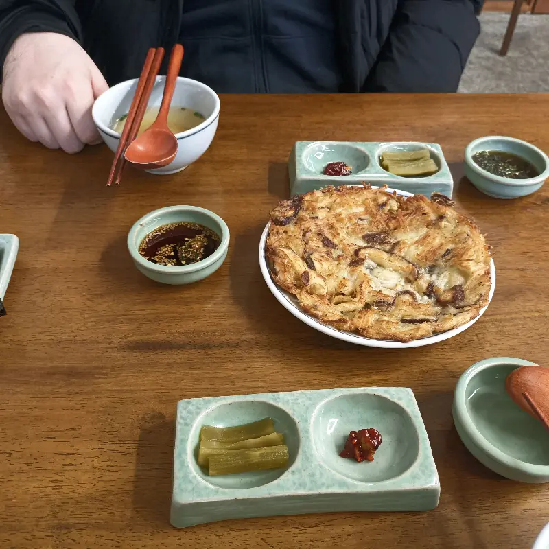 버섯전과 곁들임