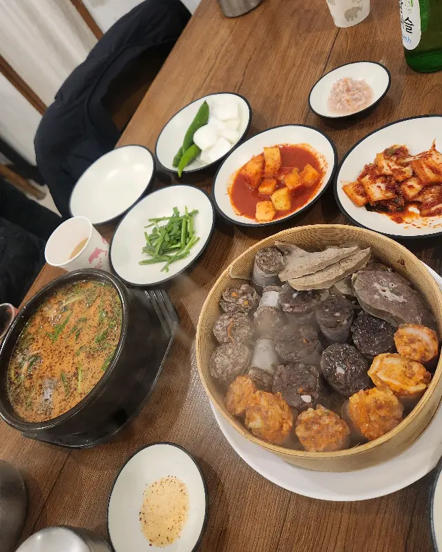 다양한 종류의 순대