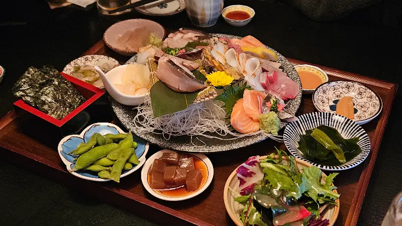 푸짐한 숙성회 한 상