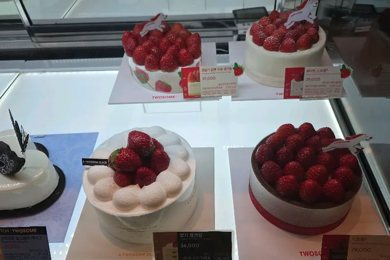 딸기 시즌 케이크