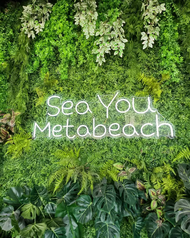 Sea You Metabeach 네온사인