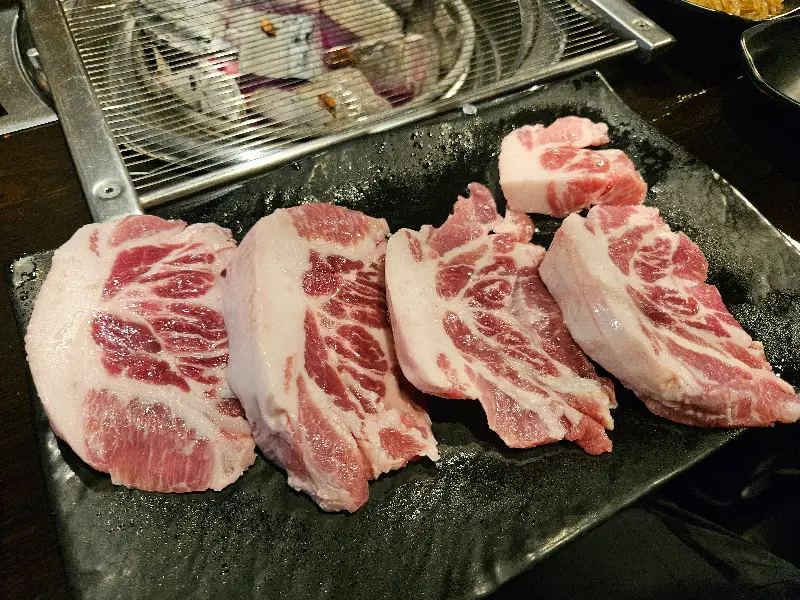 불판 위의 덜미살