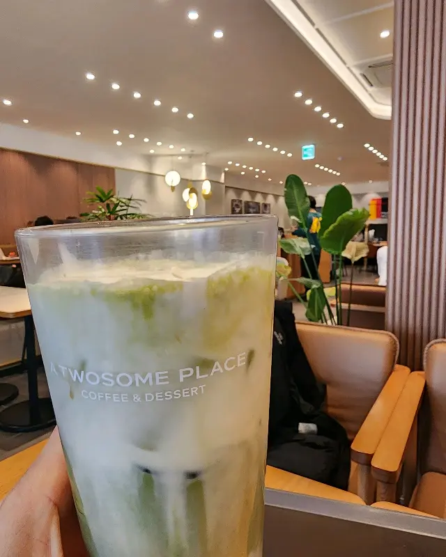 말차 크림 라떼