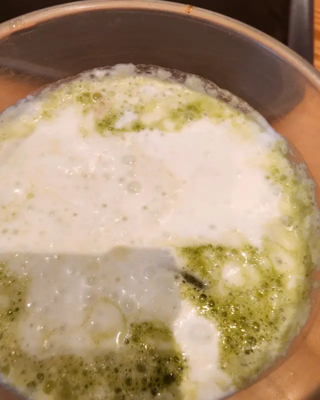 애플망고 빙수 근접샷