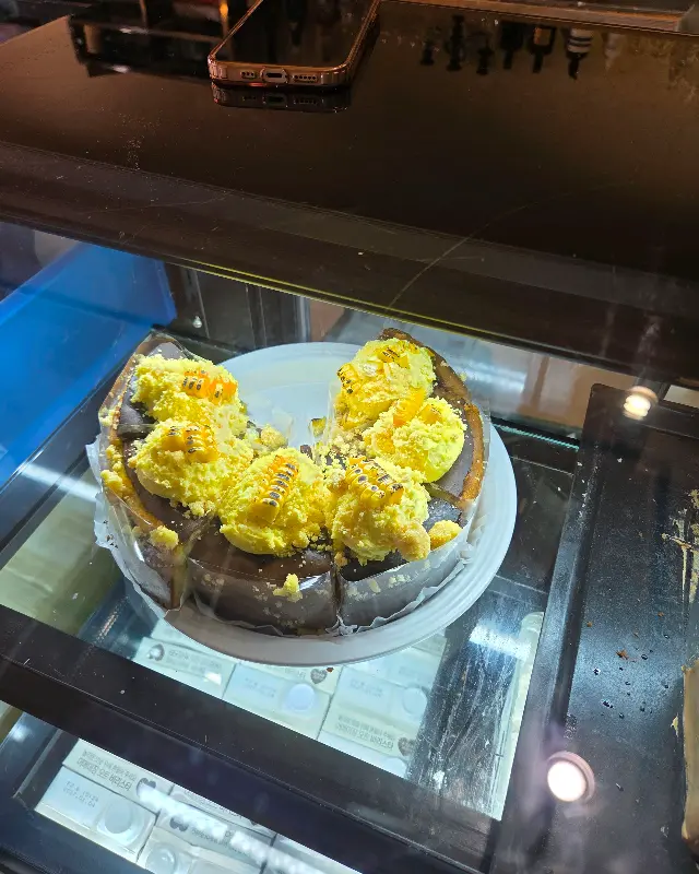 옥수수 치즈 바스크 단면