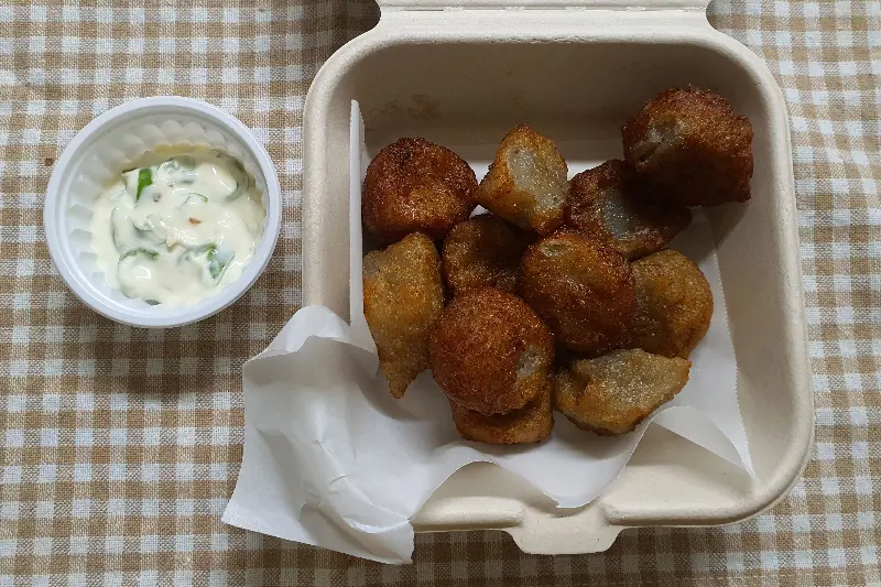 찰싹감자와 청양마요 소스