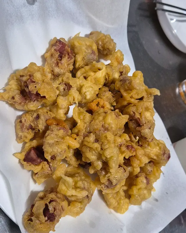 겉바속쫄의 정석, 똥집 튀김