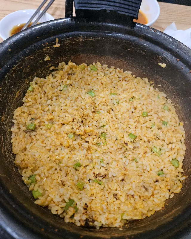 등촌샤브칼국수 볶음밥