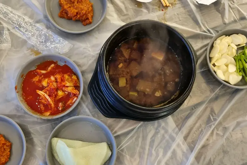 뜨끈하고 구수한 된장찌개