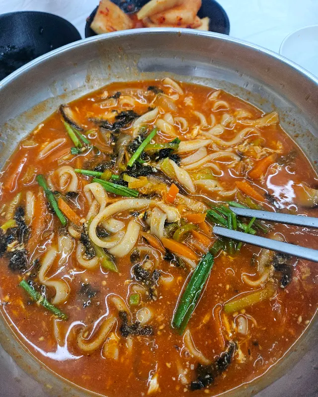 장칼국수