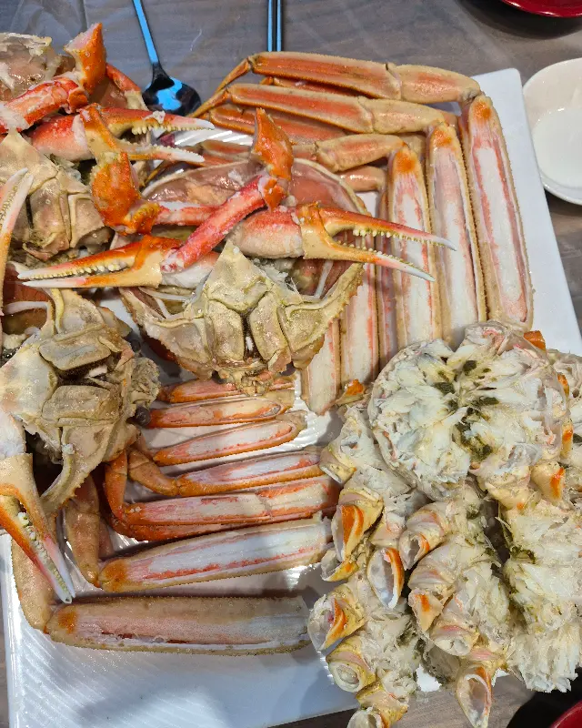 원조대게후포리에서 맛본 푸짐한 대게 한 상