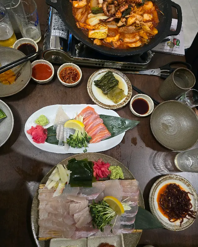 돌산의 푸짐한 한상차림