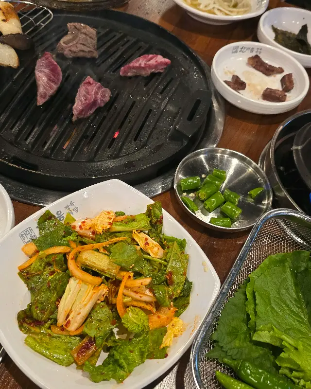 소고기와 밑반찬