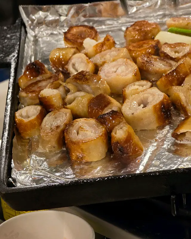 노릇하게 구워진 막창