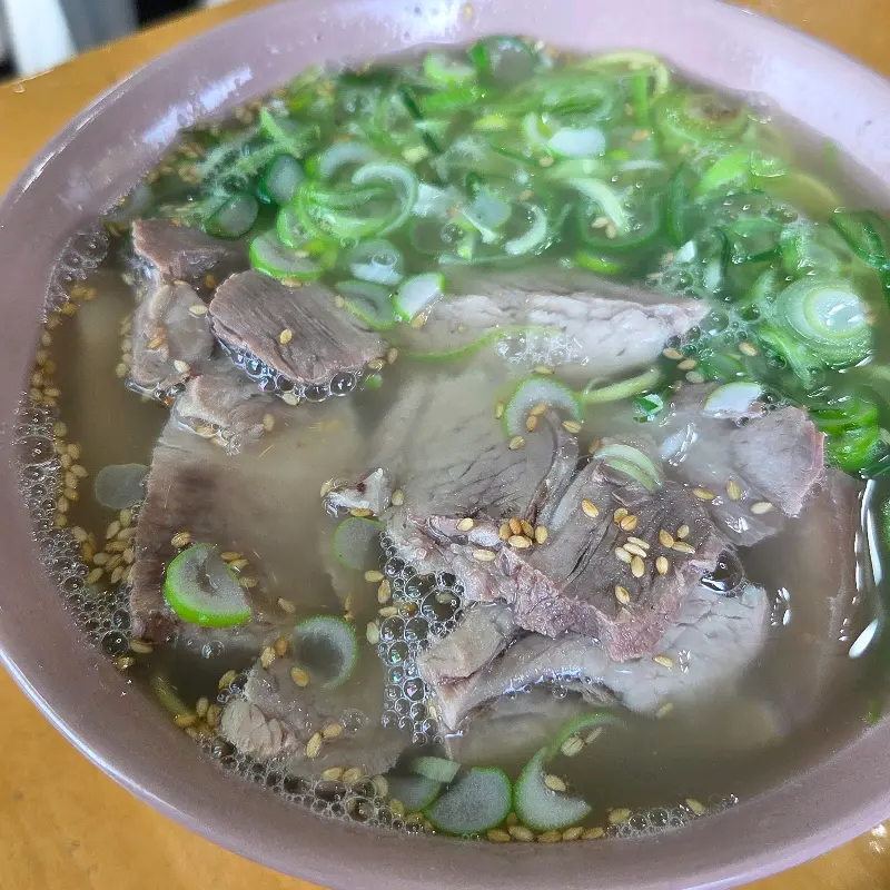 협재신국수 고기국수