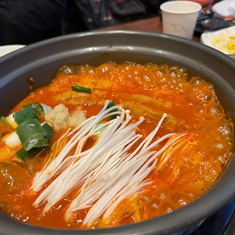 김치찜 근접샷