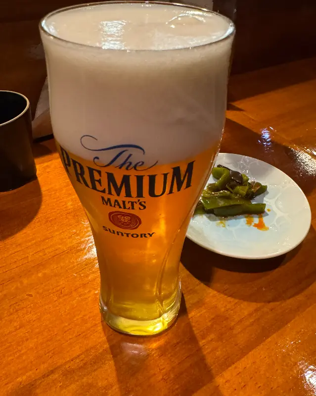 산토리 생맥주의 모습