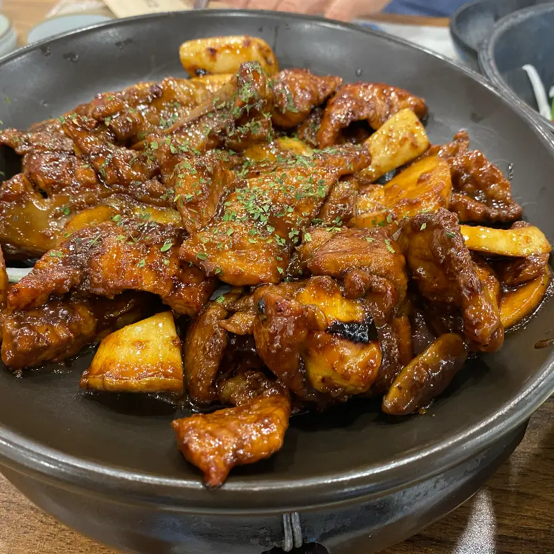 먹음직스러운 갈비