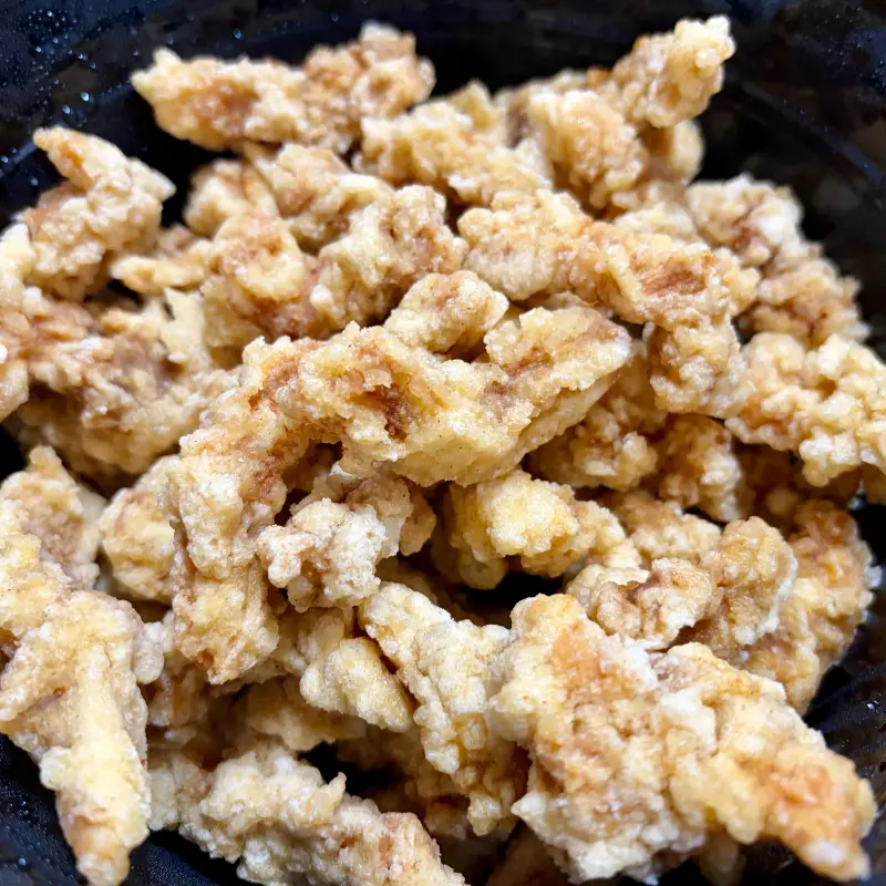 미니 탕수육 클로즈업