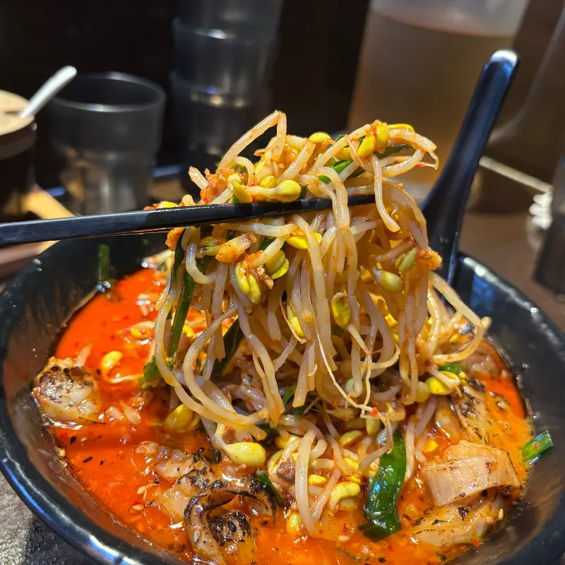 모악산 라멘의 콩나물