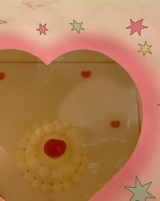 하트 케이크 상자