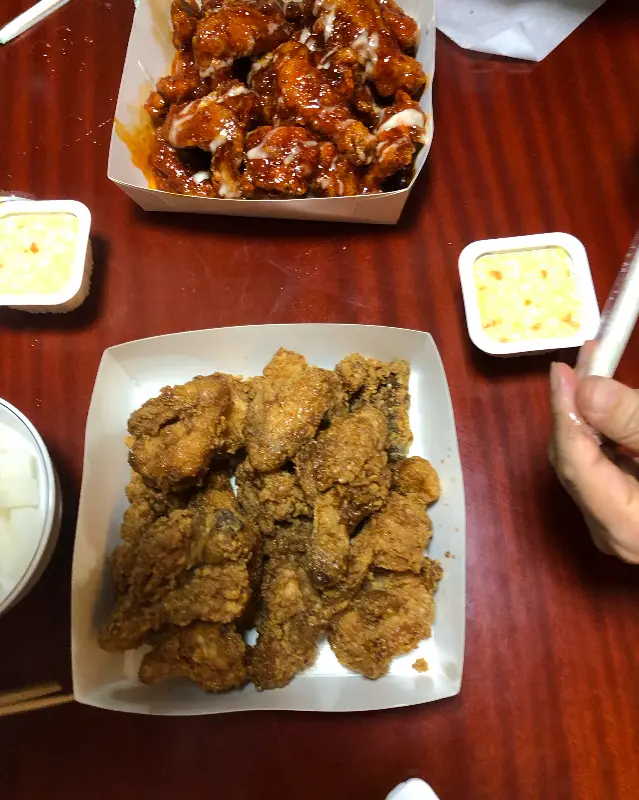 순살치킨 반반반 사진