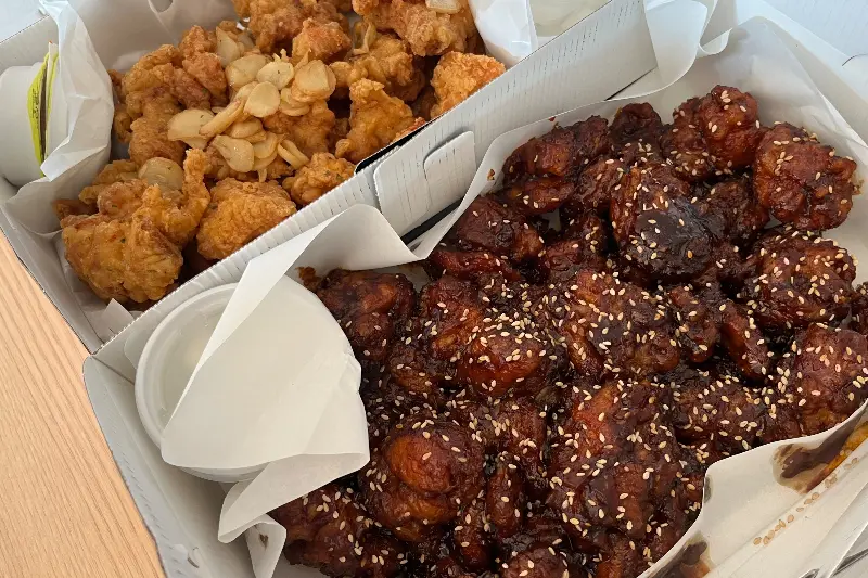 반반 닭강정 (흑마늘, 후라이드)