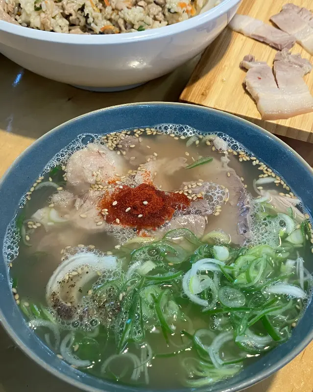 협재신국수 한상차림